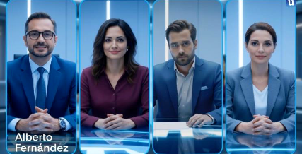 Presentadores IA